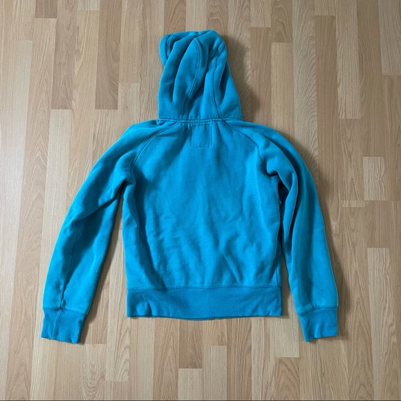 Song - Aqua Blue Zip Up Hoodie - Picture 2 of 2